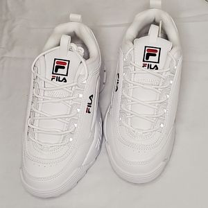 Fila Disrupter II Premium, White, Size 7.5